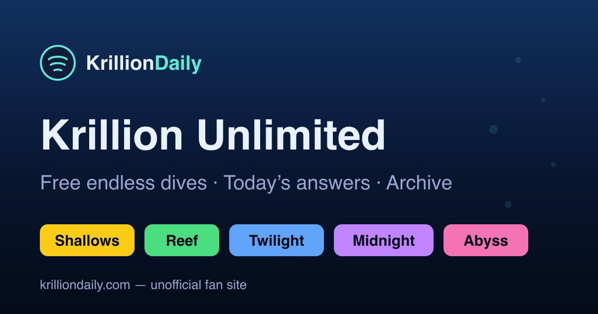 Ansauer Games Like Krillion: 17 Rare-Answer & Daily Trivia Games